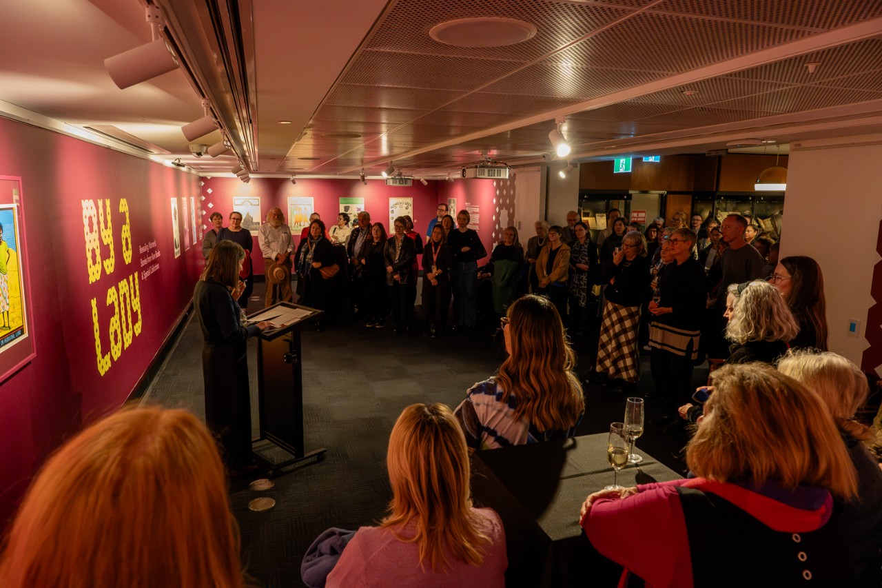 By a Lady exhibition opening