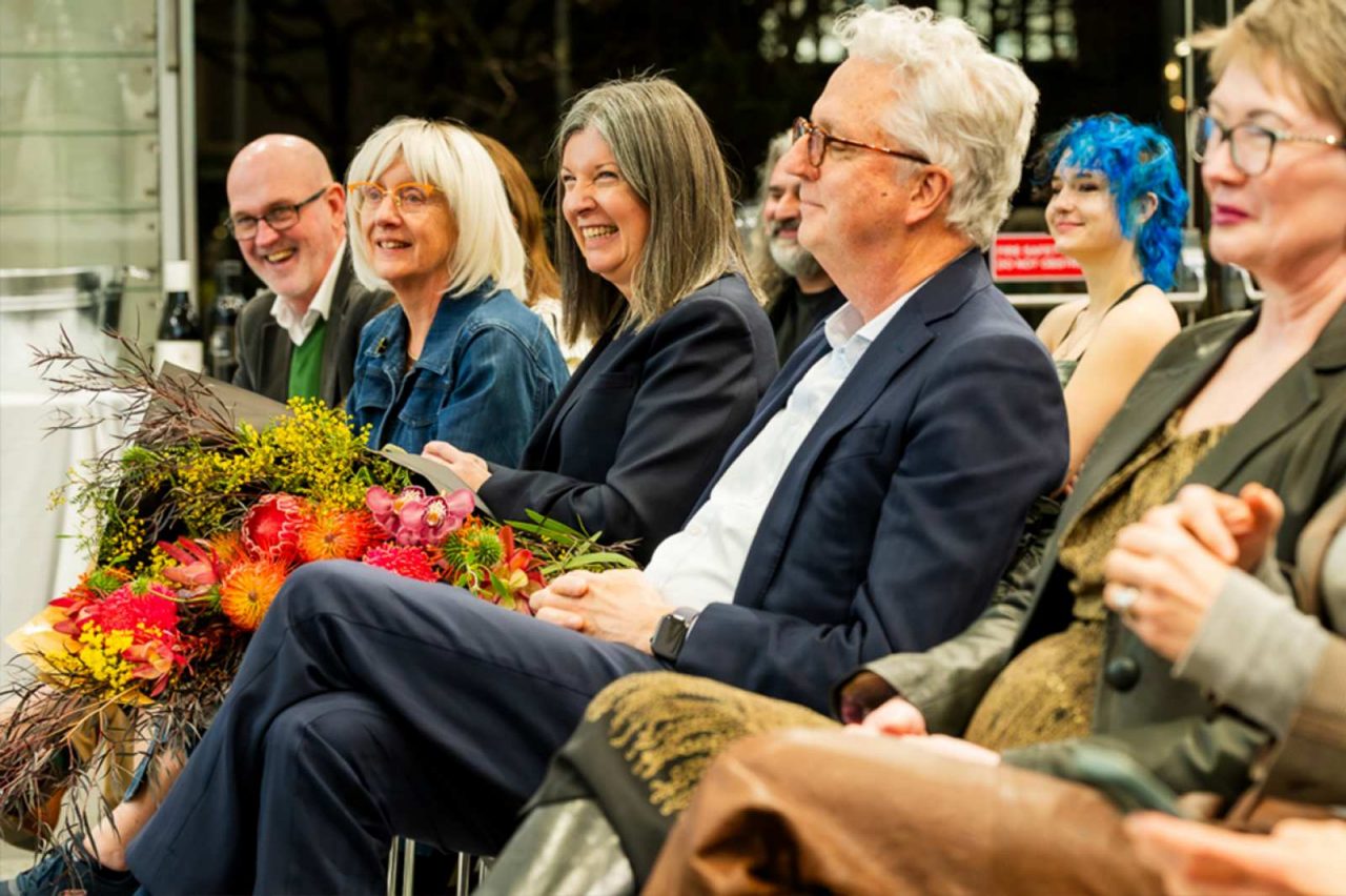 Group of senior University executives, including the Vice Chancellor