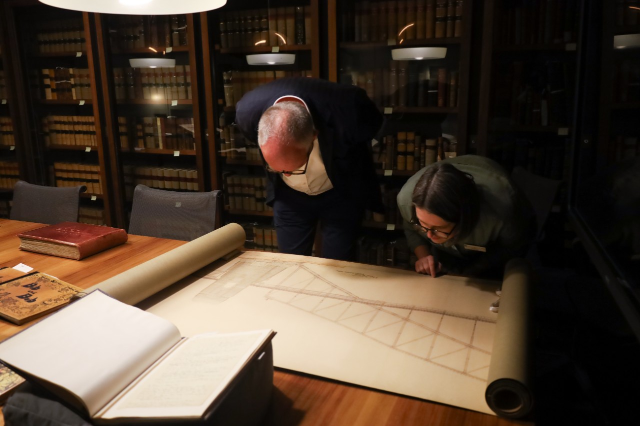 Richard Ovenden and Kim Williams