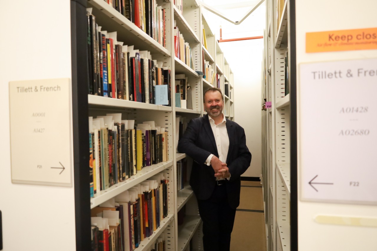 Dr Brendan French with the Tillett & French Collection