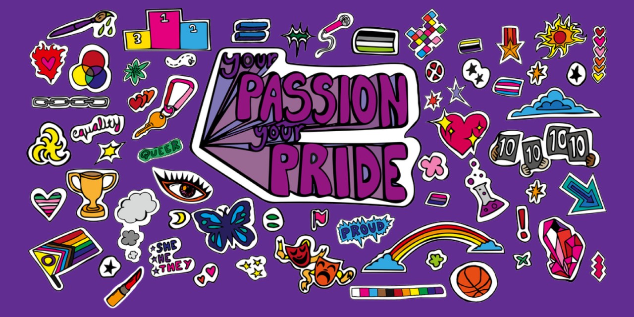 Wear it Purple illustration by Nickty Tsekouras