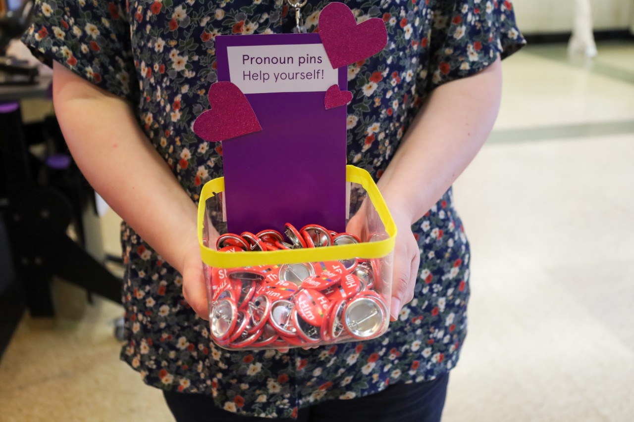 Pronoun pins