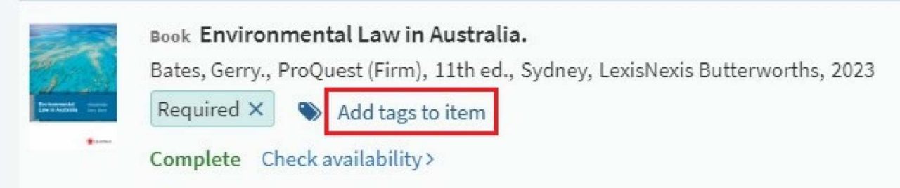 Add tags to items in Canvas 